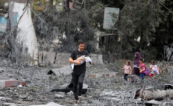 ارتفاع عدد ضحايا القصف الإسرائيلي على غزة إلى 1055