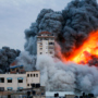 “The death toll of Palestinians has risen to 1,055 due to Israeli airstrikes on Gaza.”